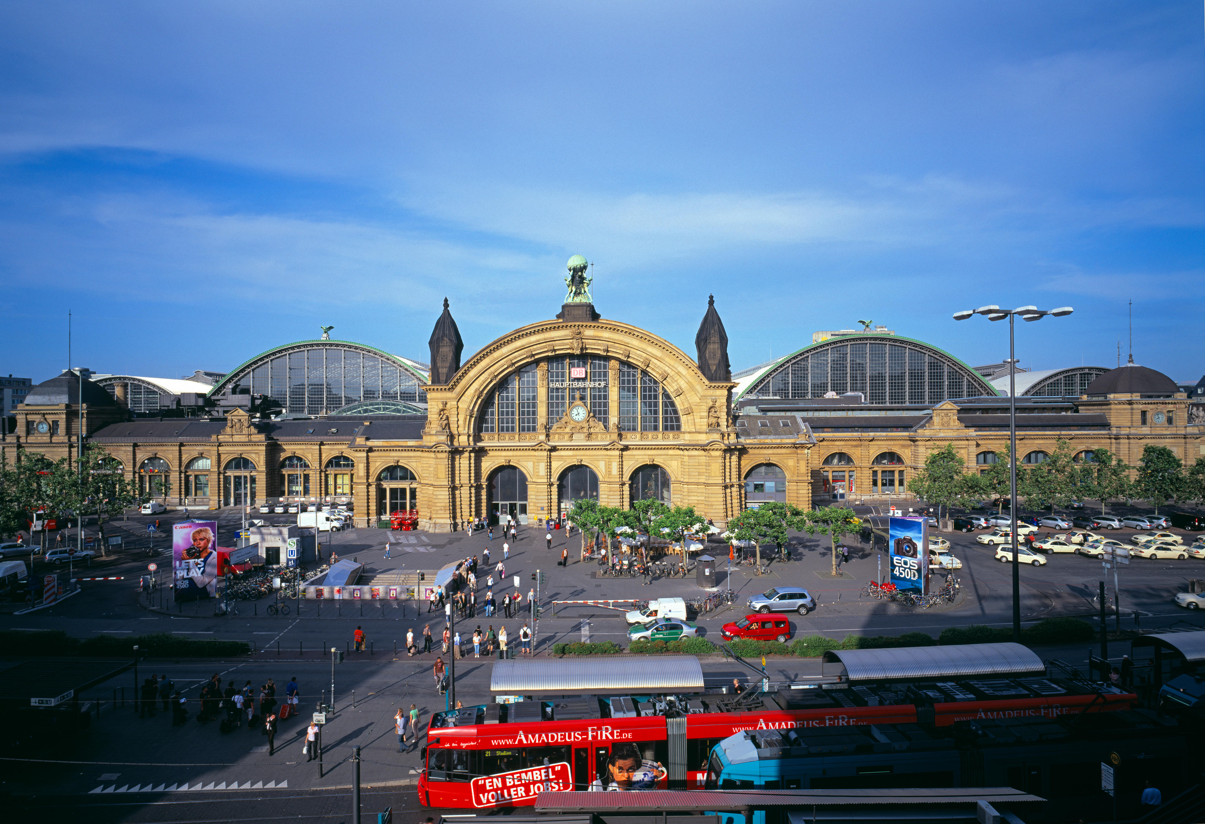 Die Pressestelle der Deutschen Bahn in Frankfurt am Main