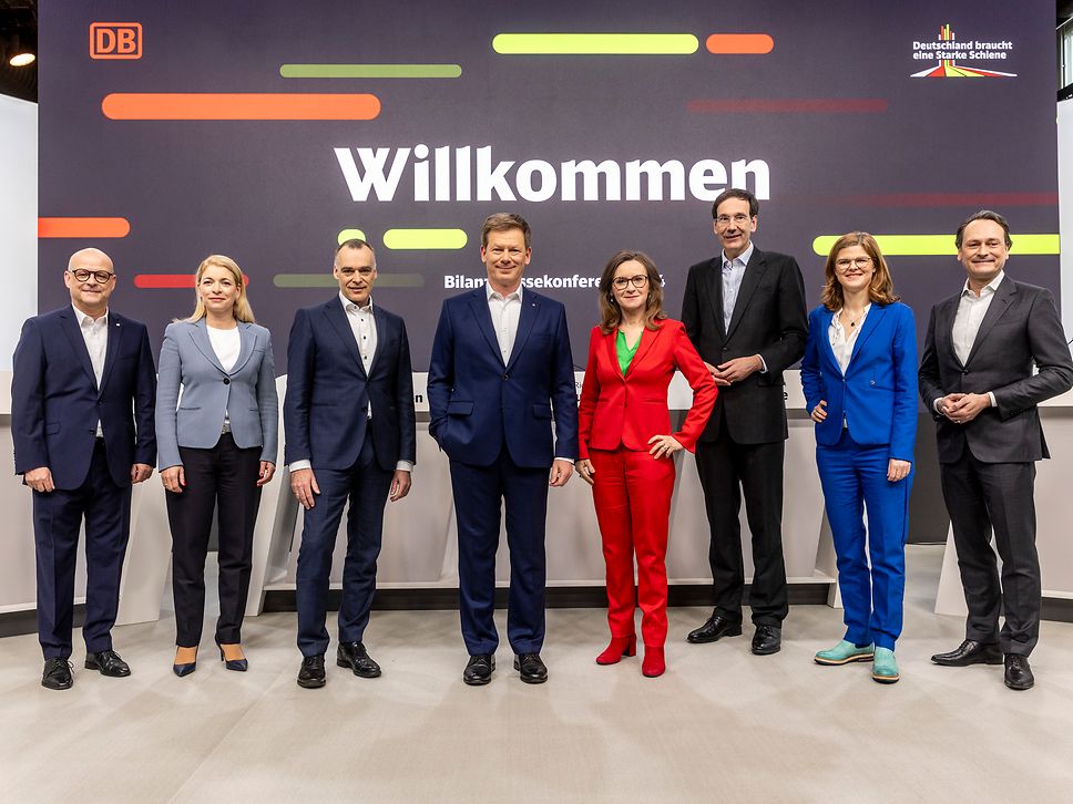 Vorstand Deutsche Bahn AG auf der Bilanzpressekonferenz 2024