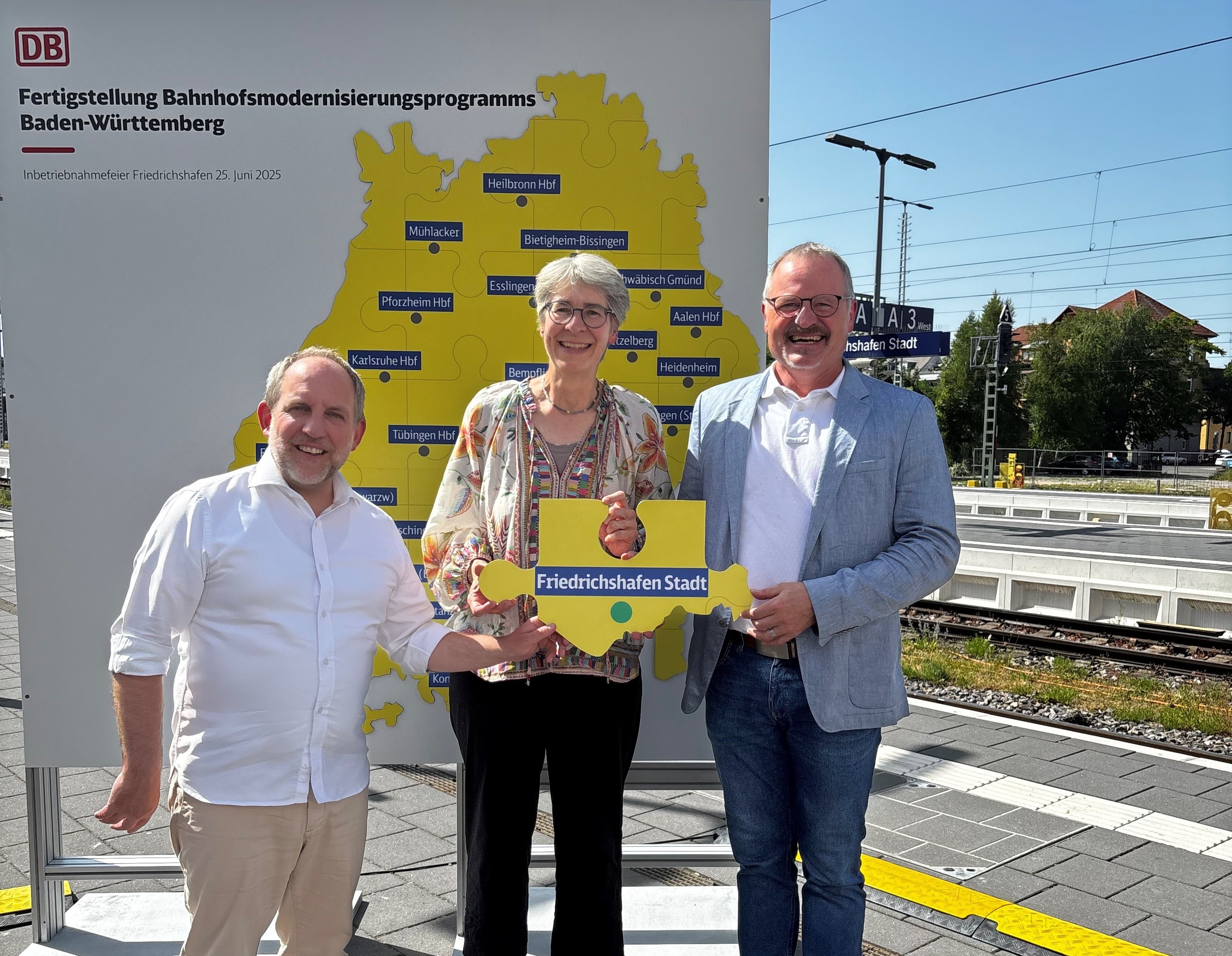 Bahnhofsmodernisierungsprogramm Baden-Württemberg mit Friedrichshafen Stadt abgeschlossen