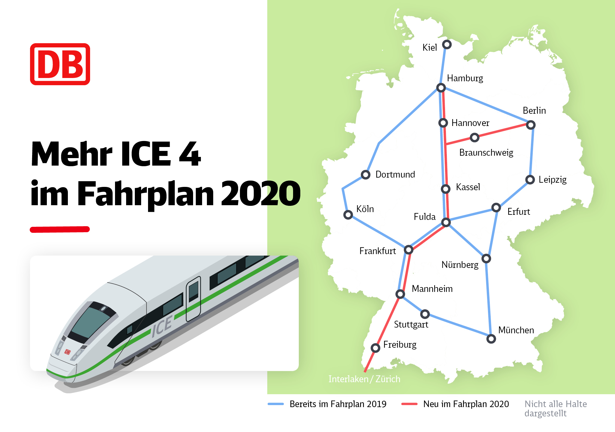 Mehr neue Züge, mehr Fahrten und so preiswert wie nie