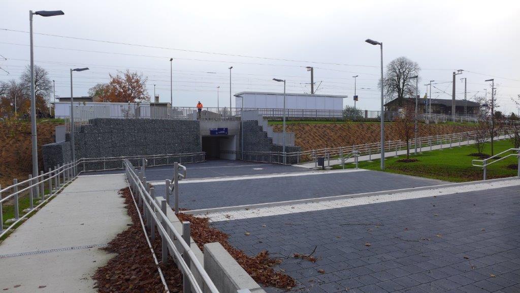 Bahnhof Gransee termingerecht modernisiert Deutsche Bahn AG