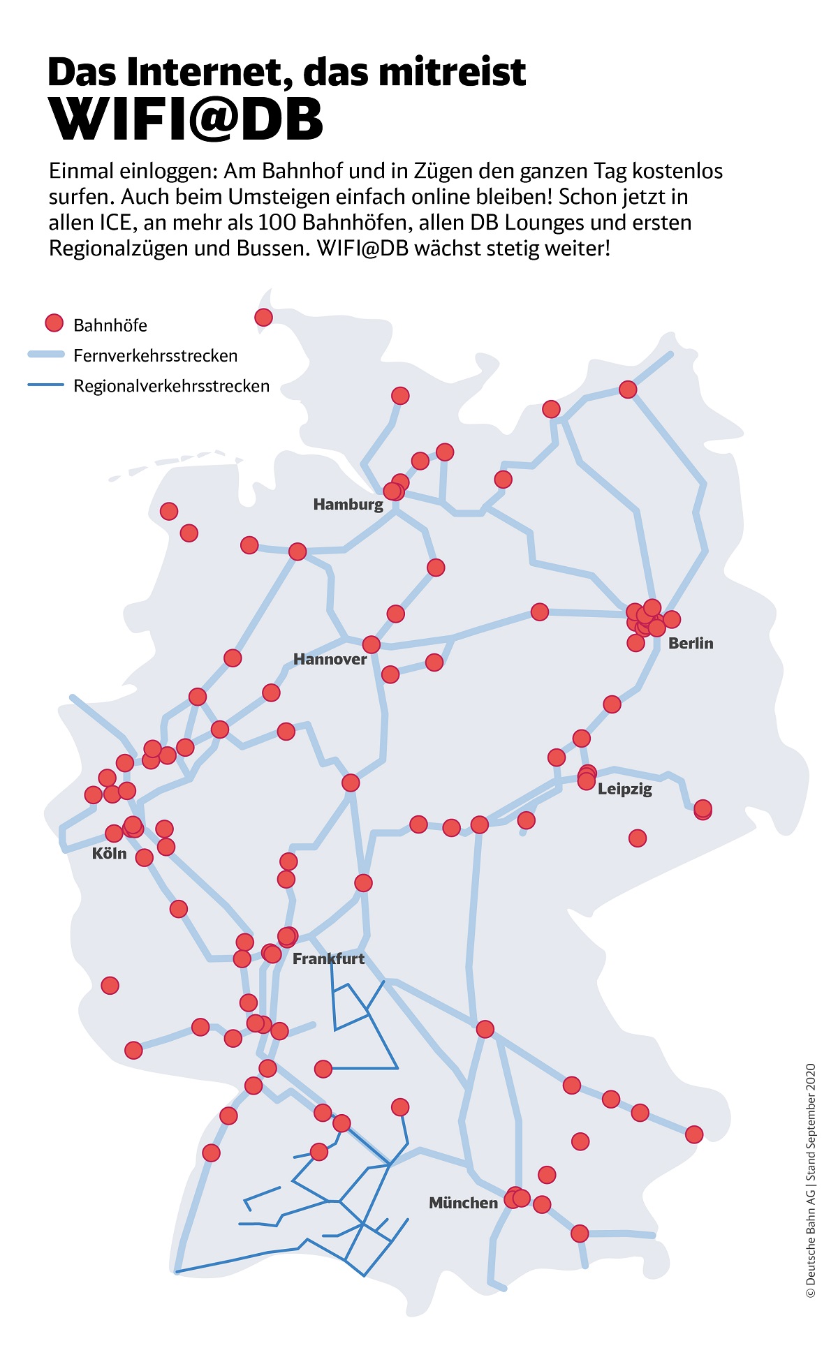 Deutsche Bahn Launches Europe's Largest Rolling WLAN Network - Railway