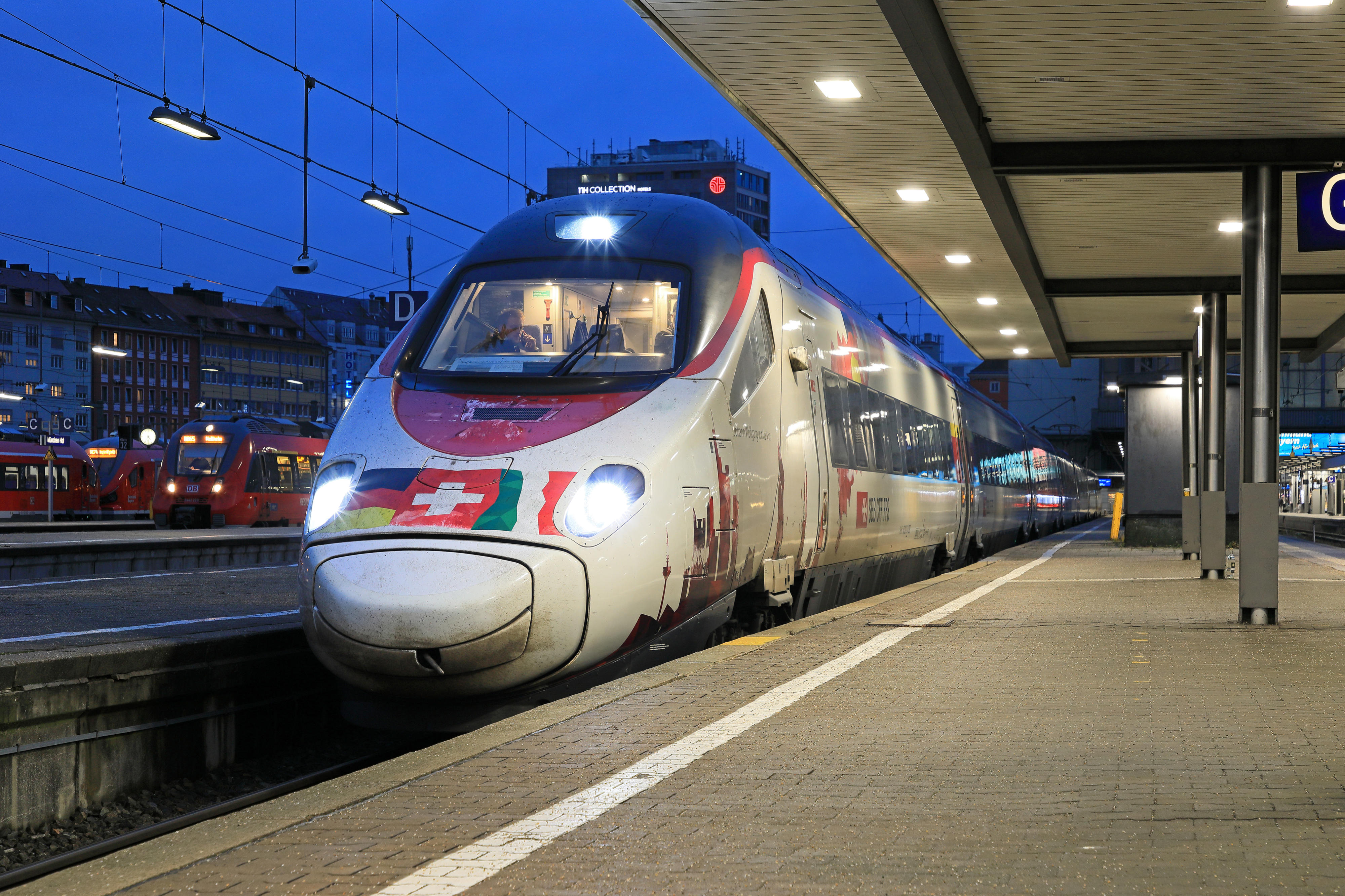 Schneller mit der Bahn von München nach Zürich Deutsche