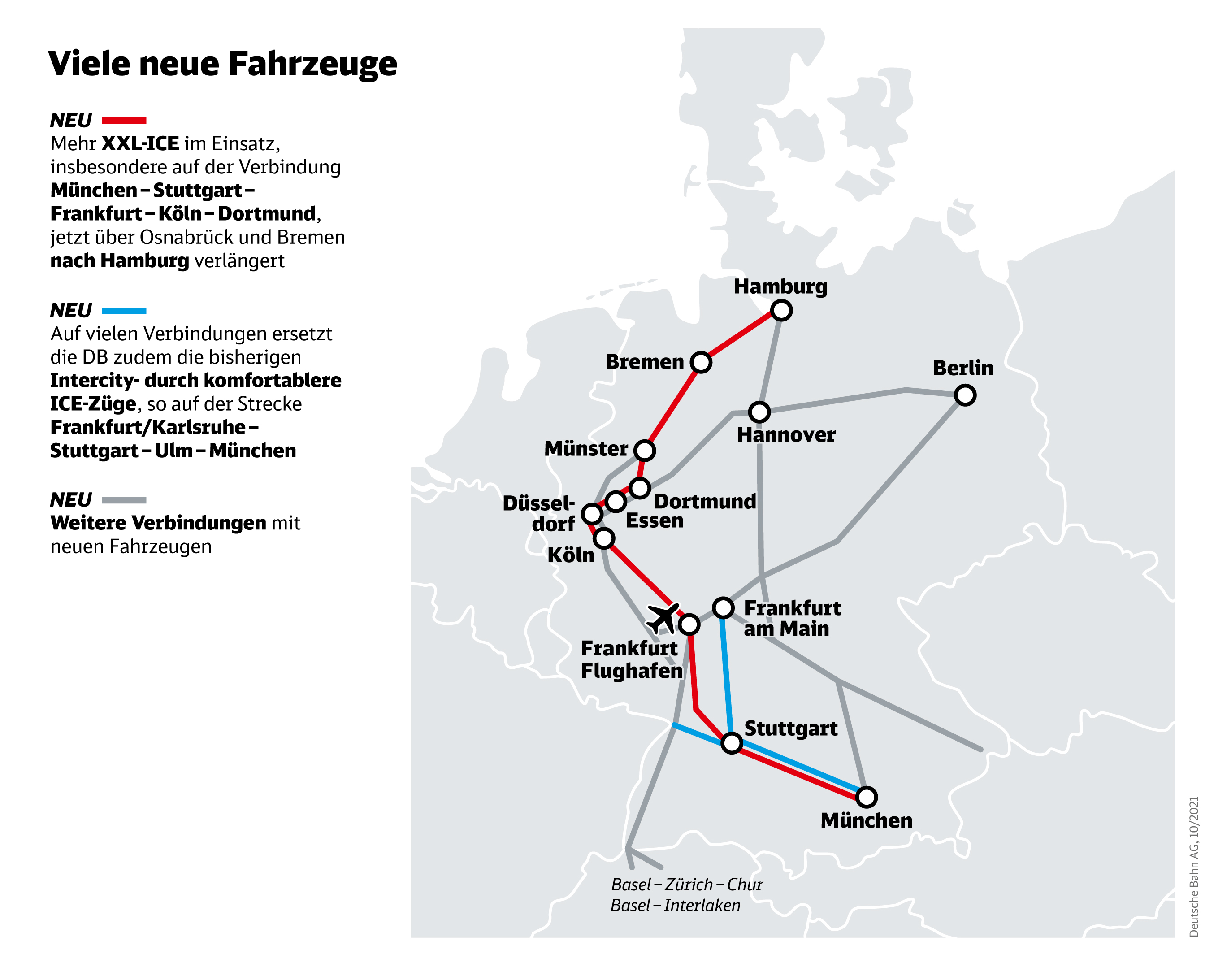 Mehr Züge für bayerischen Fernverkehr: Ab Mitte Dezember neue