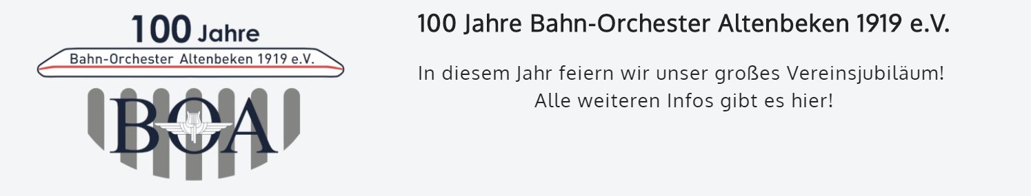 100 Jahre Bahn-Orchester Altenbeken