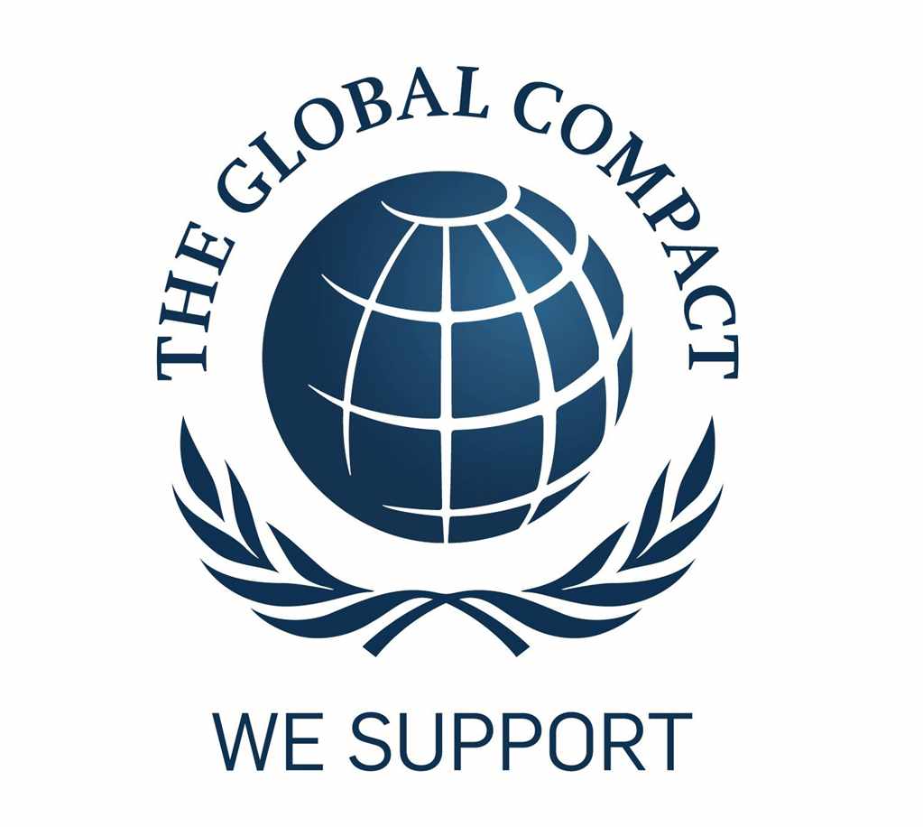 Das Logo von UN Global Compact.