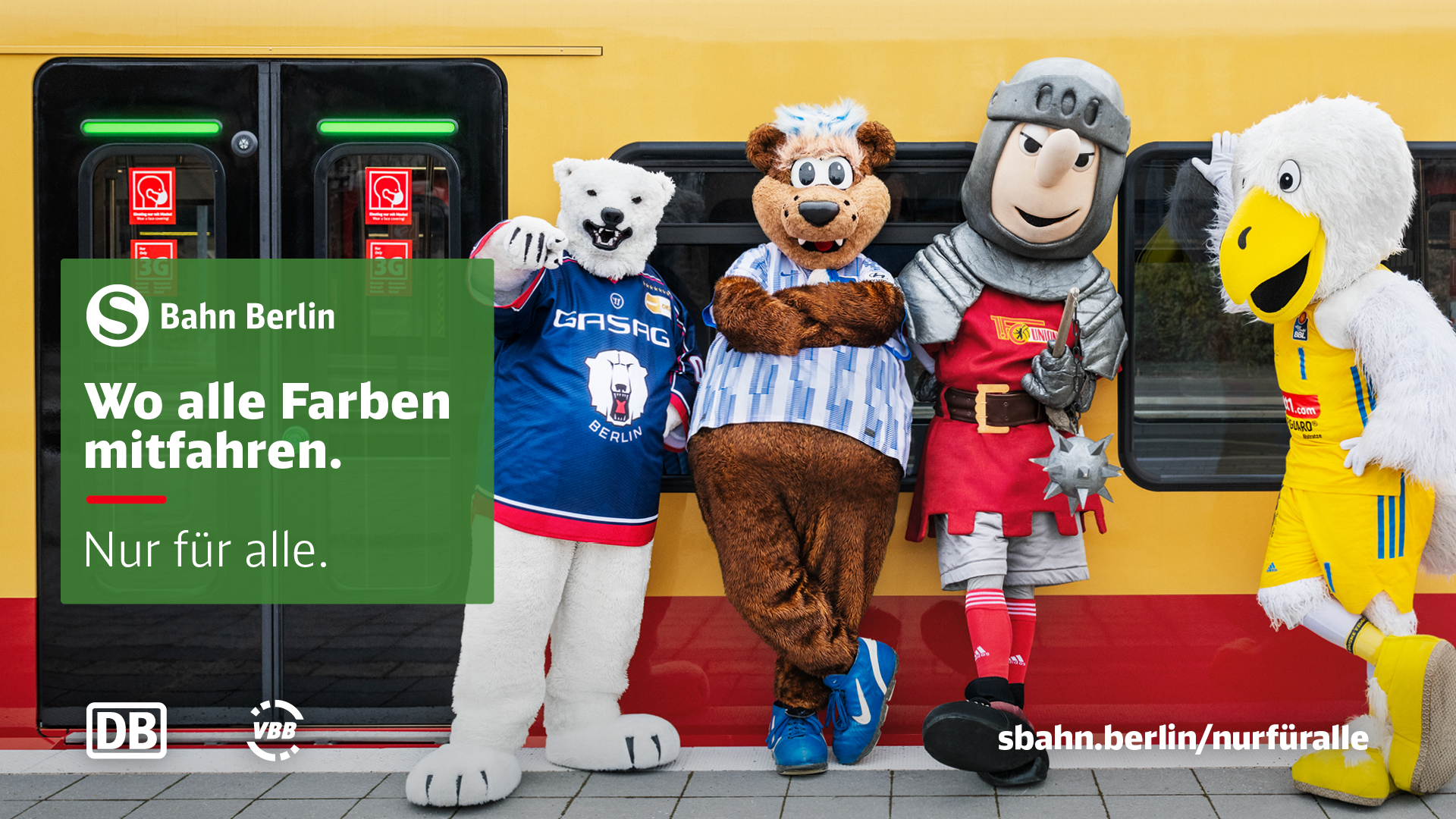 „Nur für alle“ Neue Kampagne der Berliner SBahn wirbt mit Rio Reiser für Miteinander und
