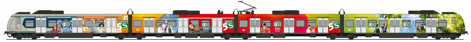 50 Jahre S-Bahn München - Jubiläumszug ET 423