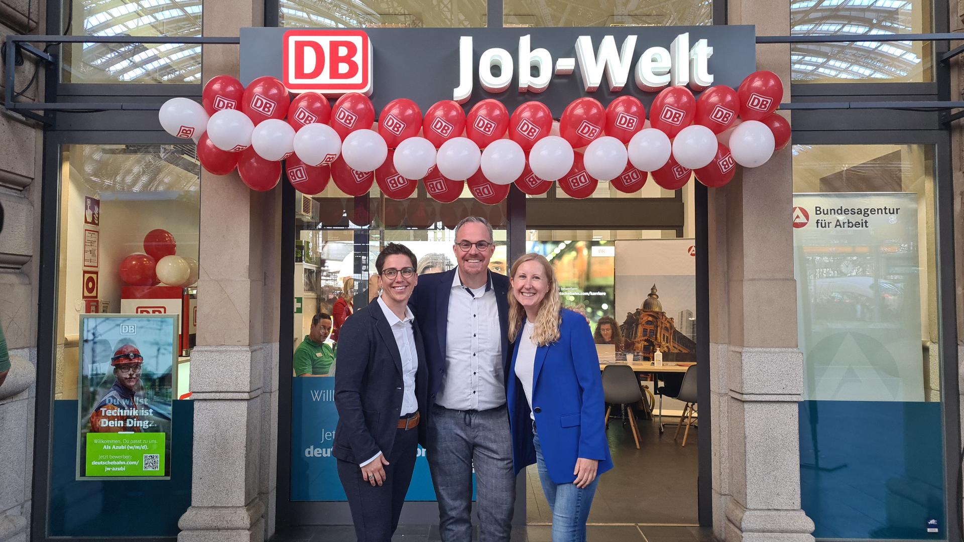 DB JobWelt im Frankfurter Hauptbahnhof Persönliche Beratung