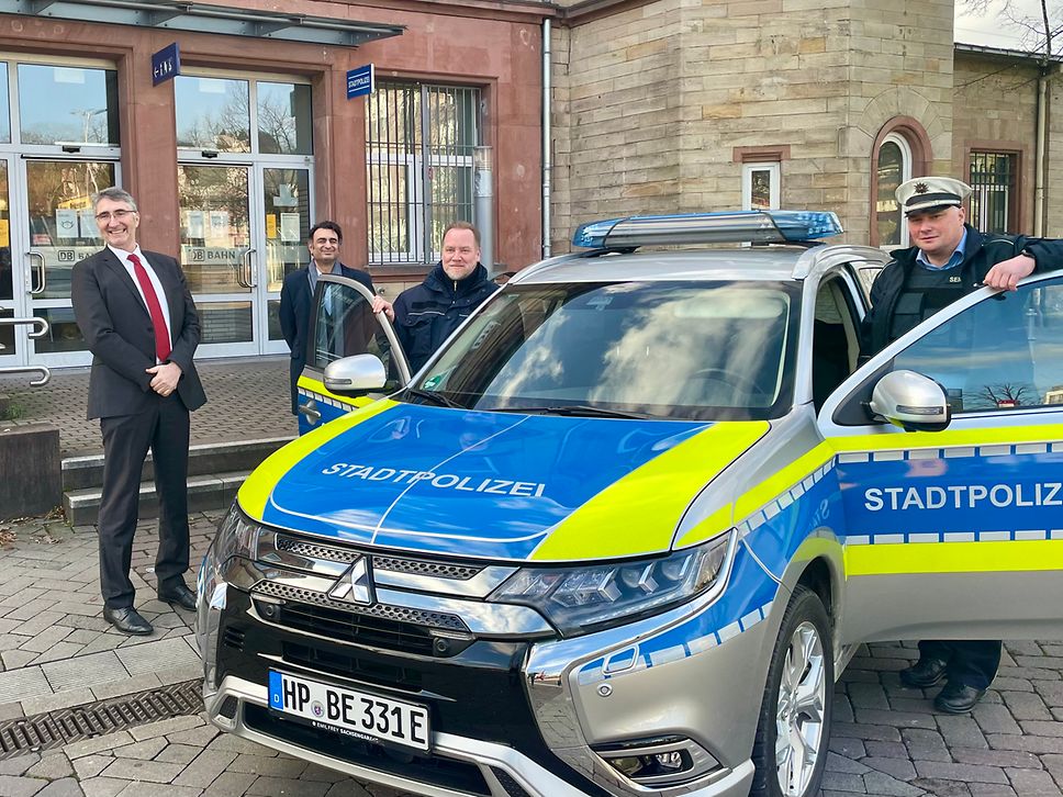 Stadtpolizei zieht in Bensheimer Bahnhof