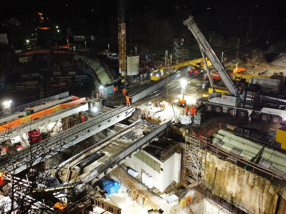 Einschub neue Brücke Hanau