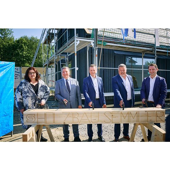 Richtfest Empfangsgebäude Zorneding