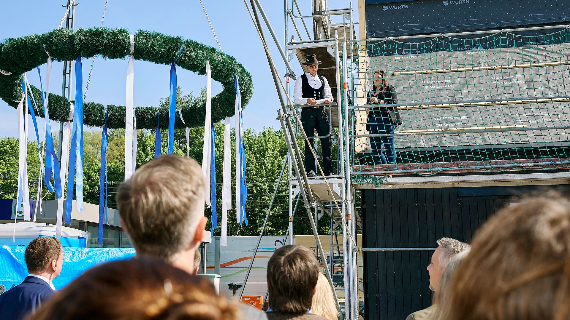 Richtfest Empfangsgebäude Zorneding