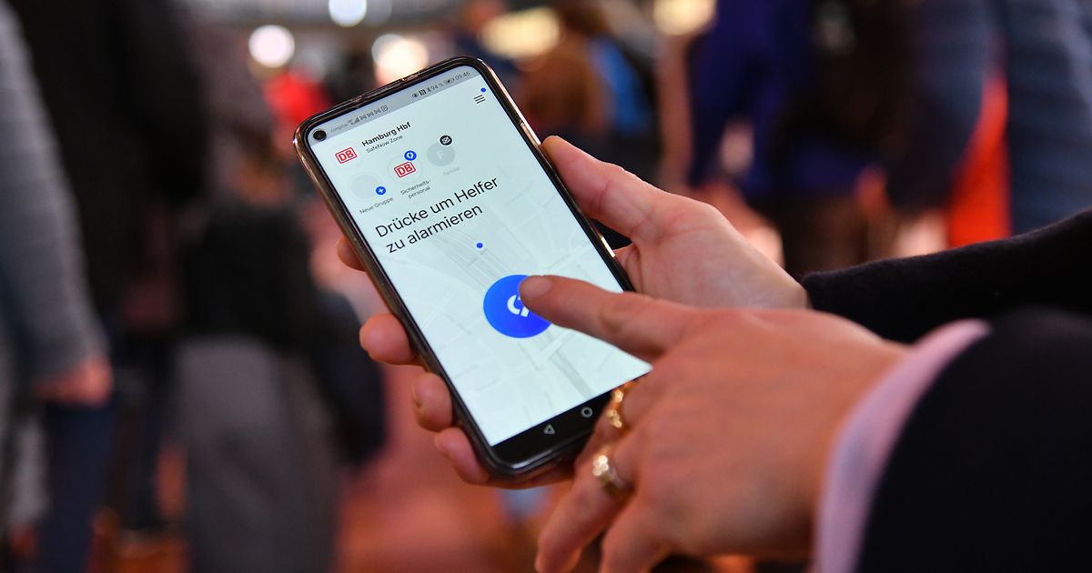 DB verstärkt Sicherheit am Hamburger Hauptbahnhof: Schnelle Hilfe per App