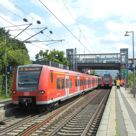 Haltepunkt Heidelberg-Wieblingen (Foto: DB AG)
