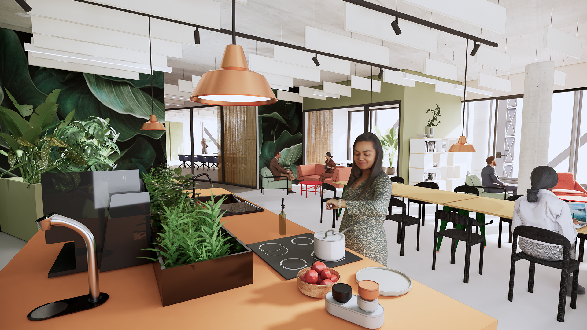 Blick in den Gastrobereich