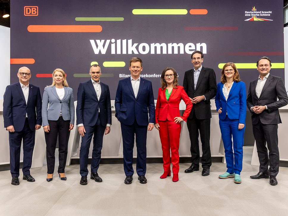 Vorstand Deutsche Bahn AG auf der Bilanzpressekonferenz 2024