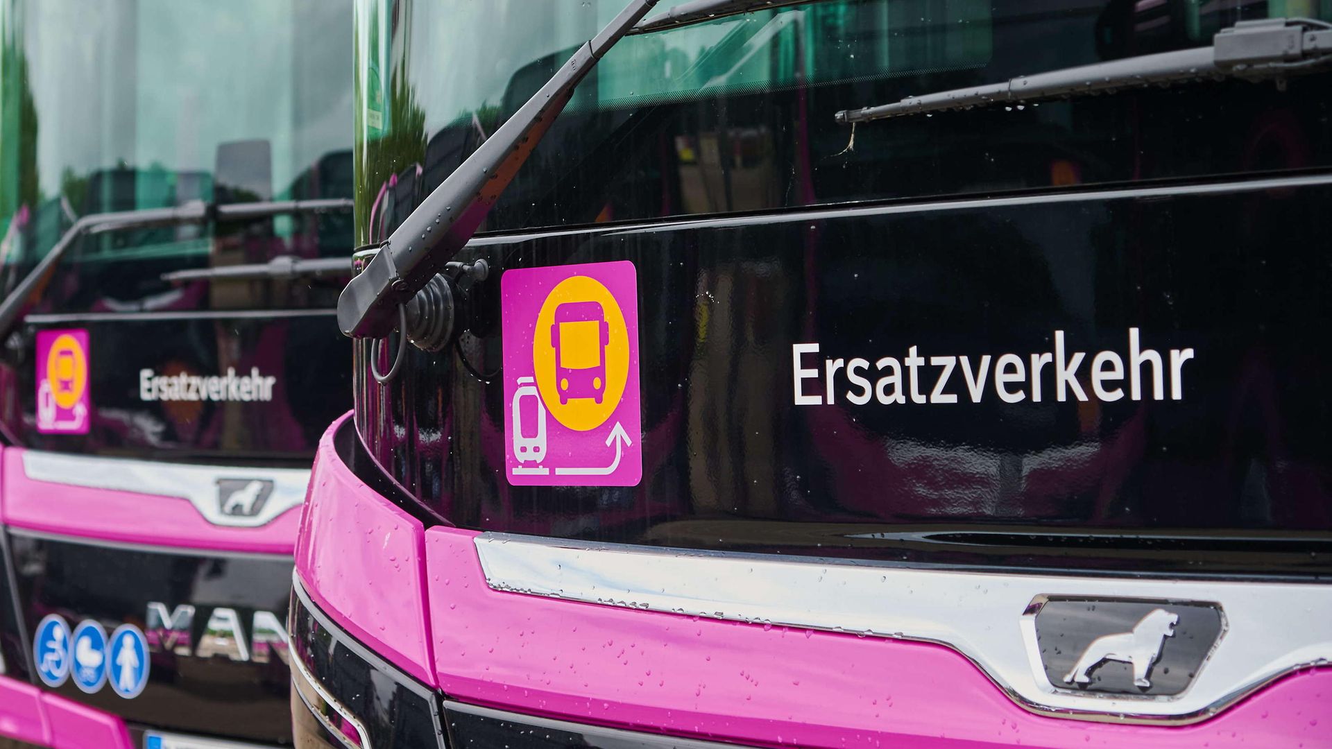 Busse des DB Ersatzverkehres bei Bauarbeiten