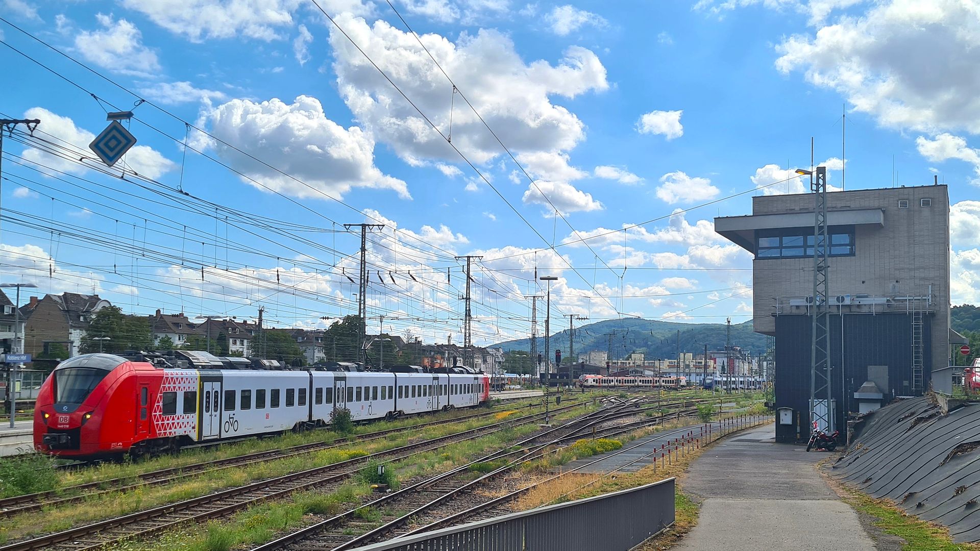 Stellwerk am Koblenzer Hauptbahnhof