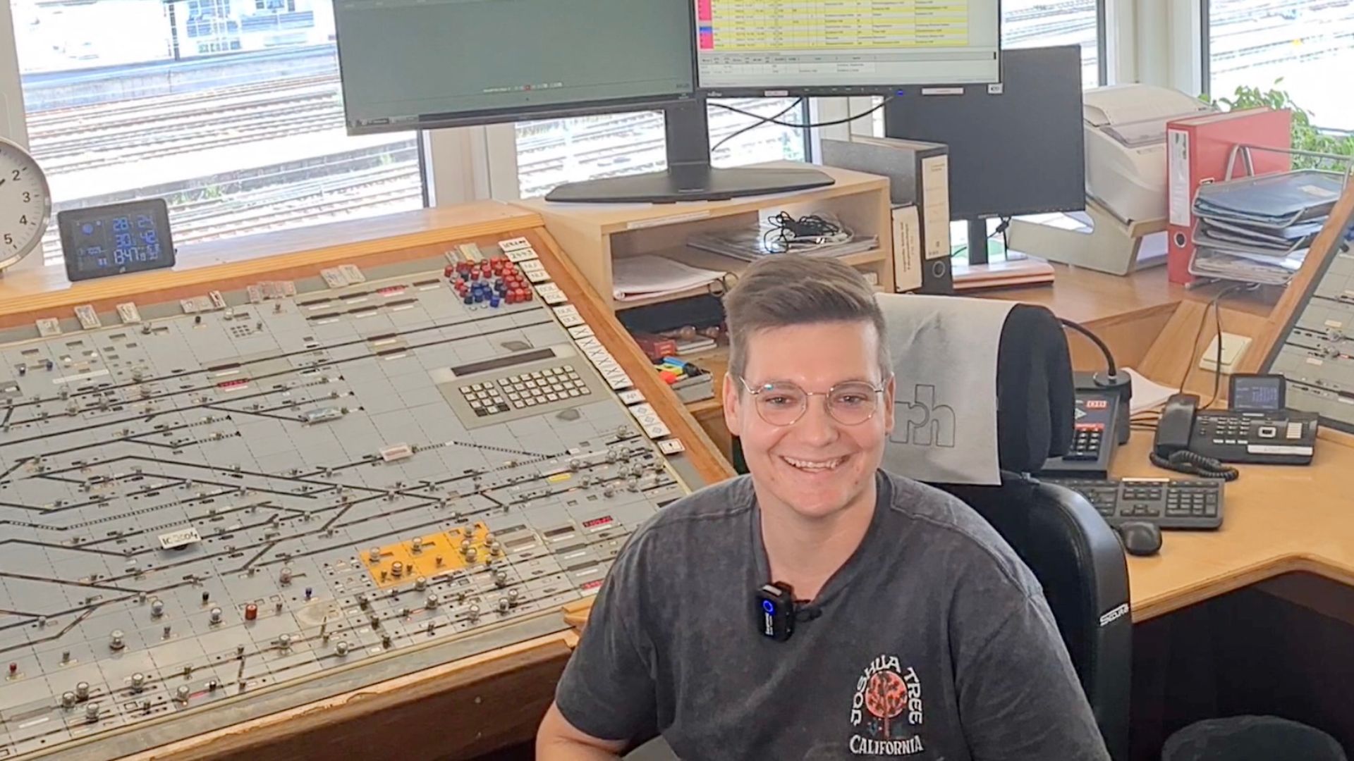 Paul Henze im Stellwerk