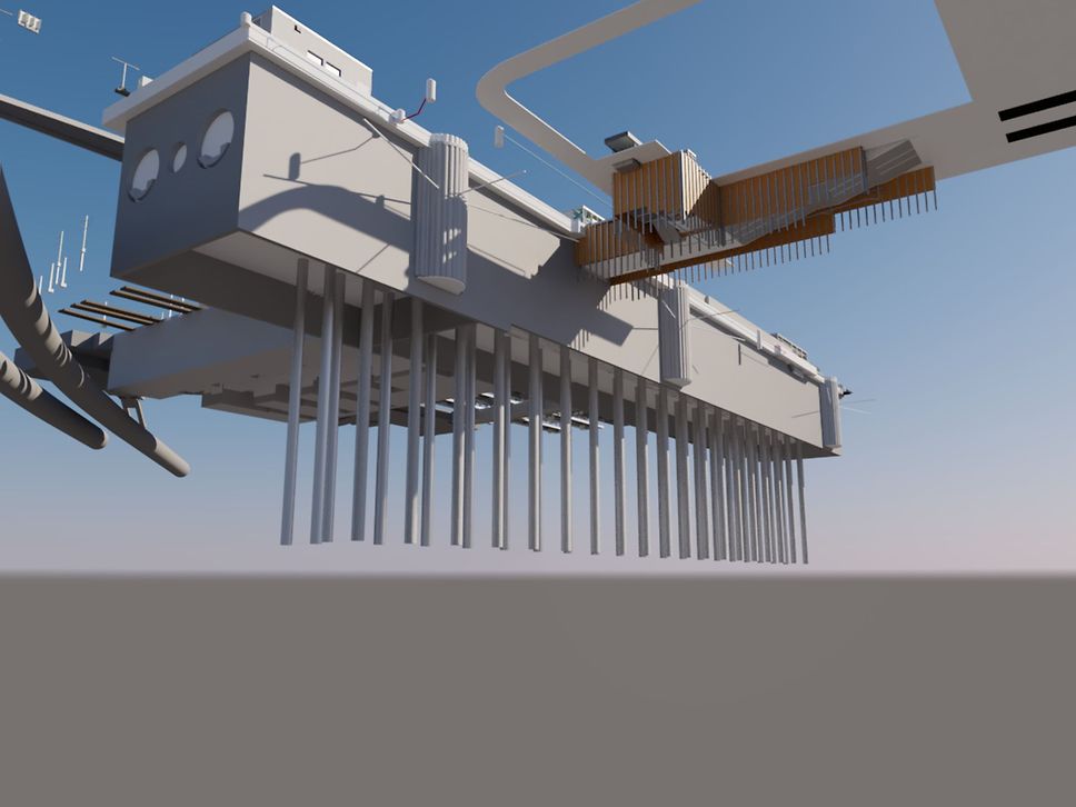 Visualisierung der neuen Tiefstation am Ostbahnhof