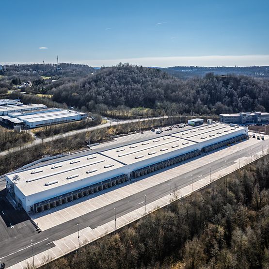 Eröffnung in Neunkirchen: Der neue Standort von DB Schenker aus der Luft