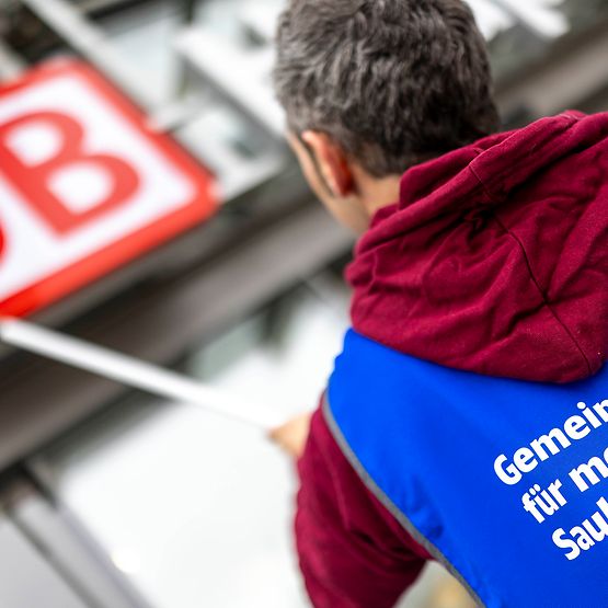 Frühjahrsputz an Bahnhöfen