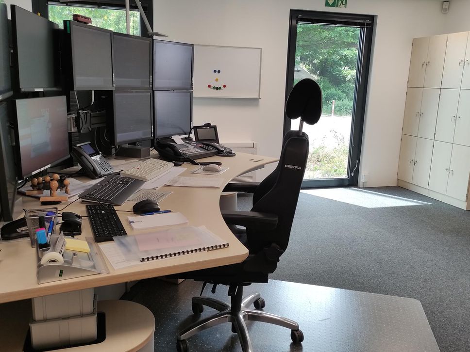 Der neue Bedienplatz im Stellwerk Oberlahnstein (Nord)