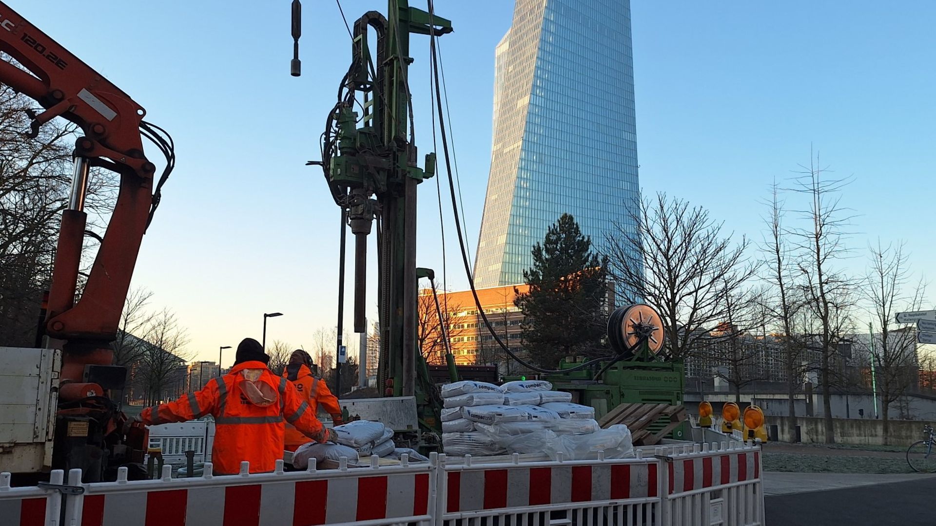 Baugrunduntersuchungen für den Fernbahntunnel Frankfurt