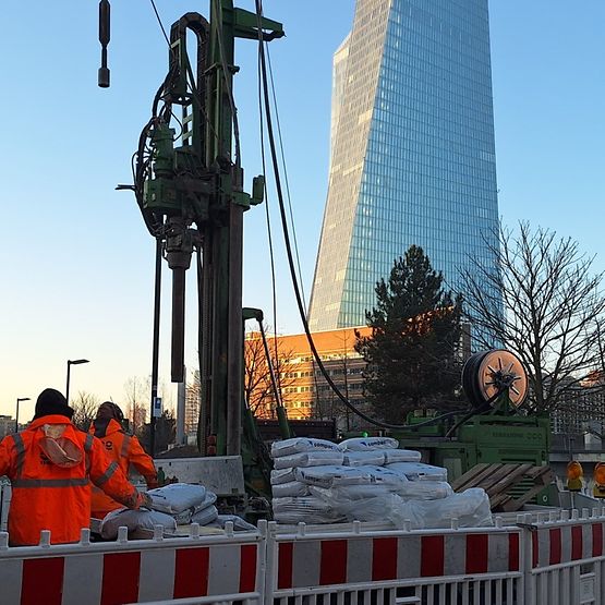 Baugrunduntersuchungen für den Fernbahntunnel Frankfurt