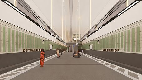 Visualierung der Station Frankfurt (Main) Ost