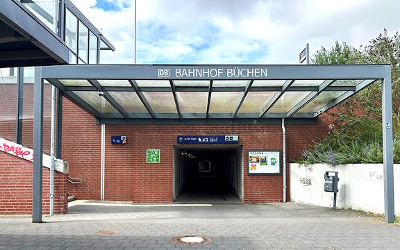 Der Bahnhof Büchen wird zum Zukunftsbahnhof umgebaut 