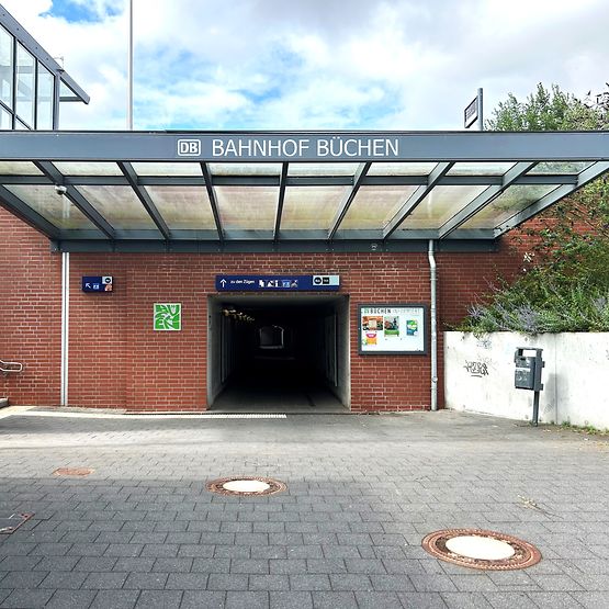 Der Bahnhof Büchen wird zum Zukunftsbahnhof umgebaut 