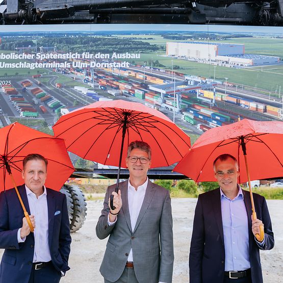 Spatenstich Neubau KV-Terminal Ulm-Dornstadt