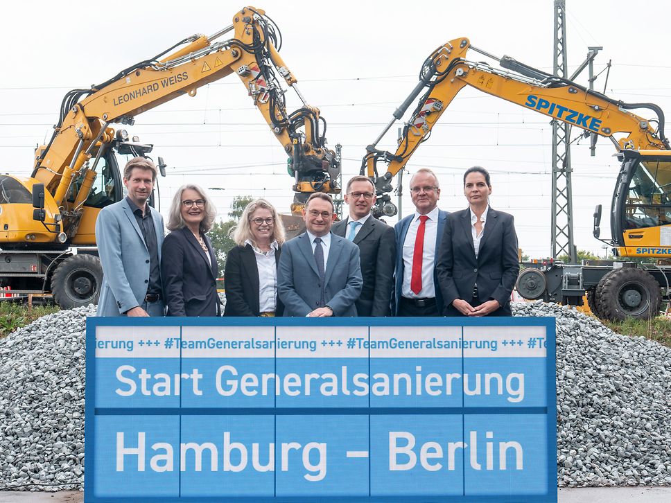 Start der Generalsanierung der Verbindung zwischen Hamburg und Berlin
