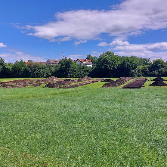 Archäologische Grabungen in Auing (Gemeinde Wörthsee). Quelle: DB