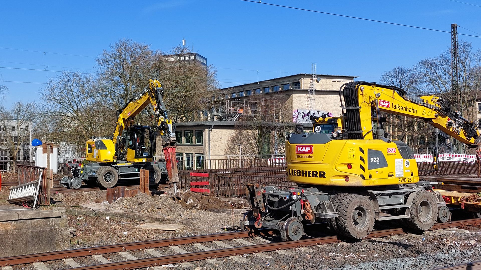 Vorarbeiten für den RRX-Ausbau auf Bochumer Stadtgebiet (Stand Frühjahr 2025)