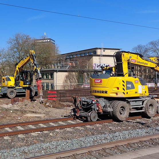 Vorarbeiten für den RRX-Ausbau auf Bochumer Stadtgebiet (Stand Frühjahr 2025)