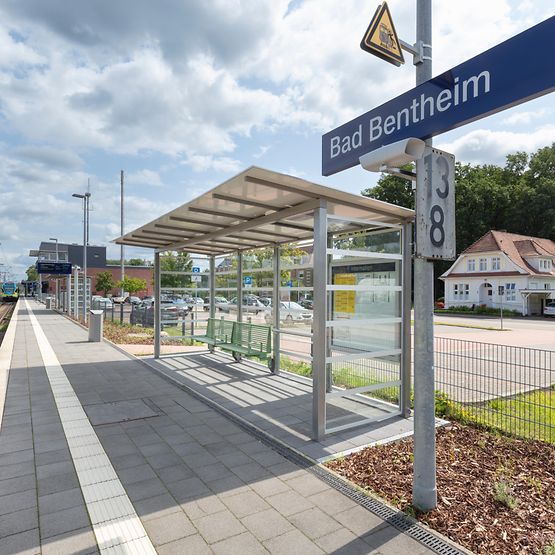 Bahnsteig Bad Bentheim