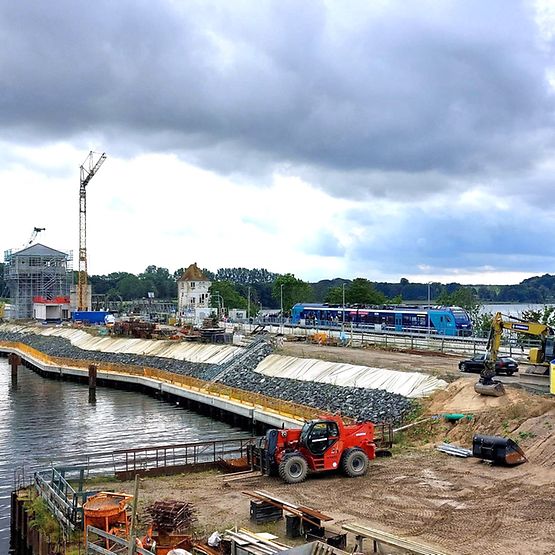 Baustelle Lindaunis