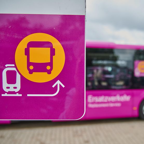Ersatzverkehr mit Bussen