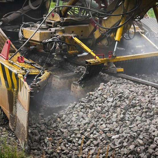 Bettungsreinigungsmaschine