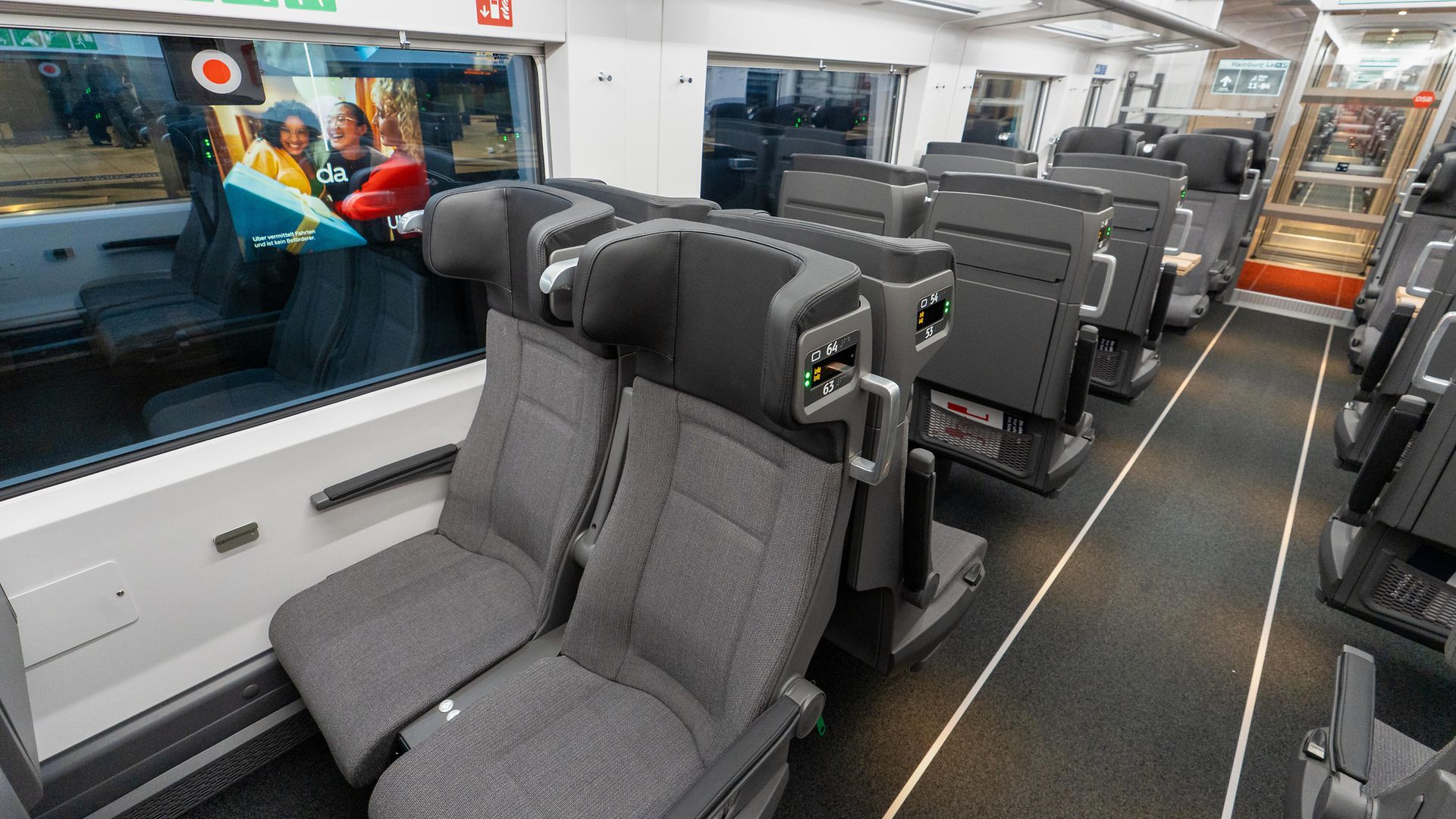 Innenaufnahme DSB Talgo