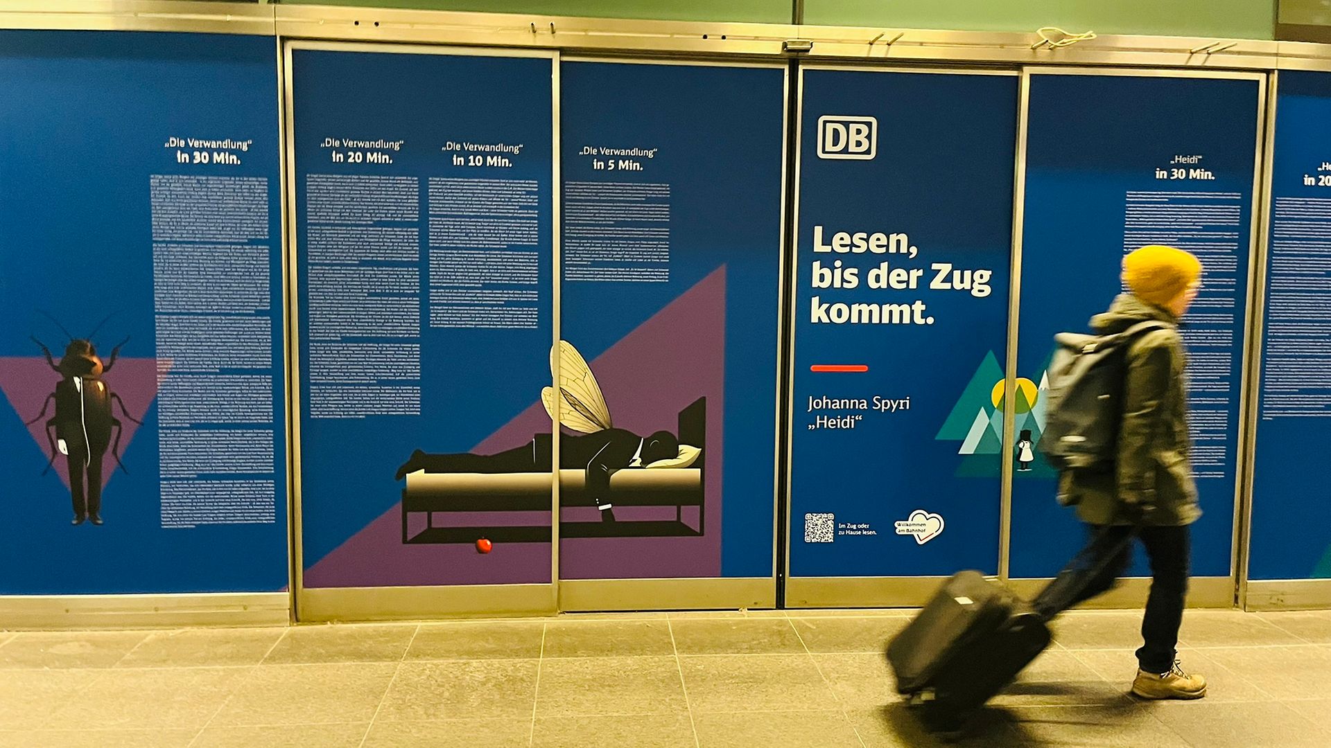 Lesen bis der Zug kommt: Heidi auch in Nürnberg