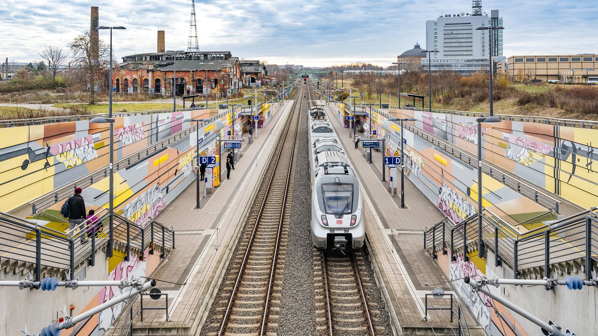 S-Bahnhof Leipzig MDR