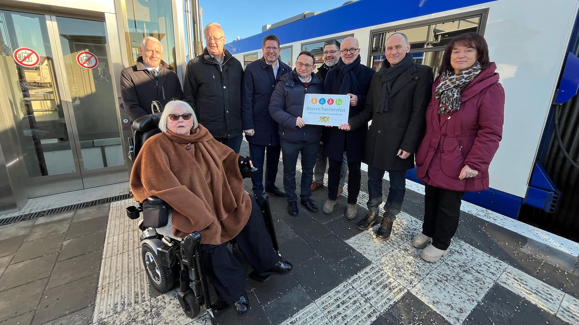 Eröffnung barrierfrei ausgebauter Bahnhof Marktoberdorf