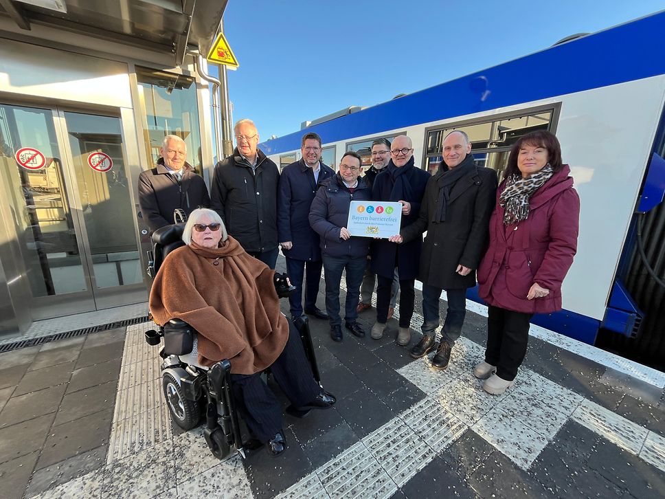 Eröffnung barrierfrei ausgebauter Bahnhof Marktoberdorf