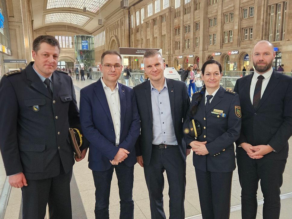 Bundespolizei, Landespolizei, Stadtordnungsdienst und DB Sicherheit 