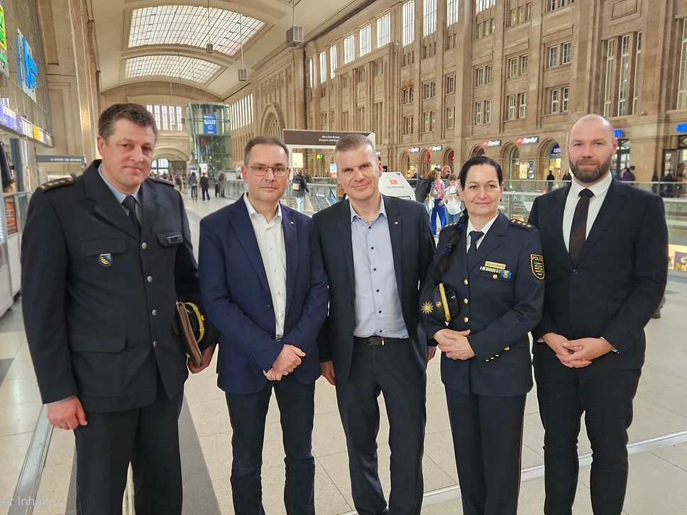 Bundespolizei, Landespolizei, Stadtordnungsdienst und DB Sicherheit 