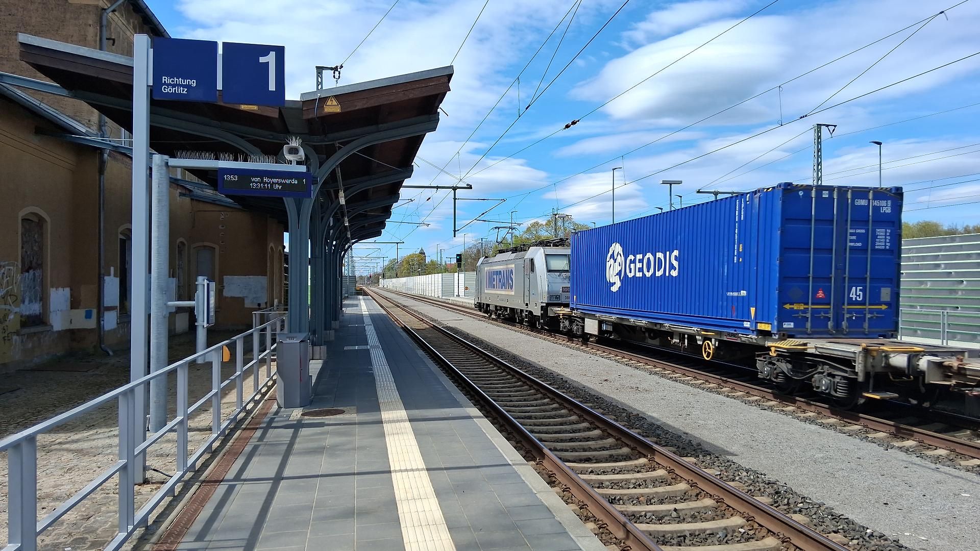 Bahnhof Niesky - Bahnsteig